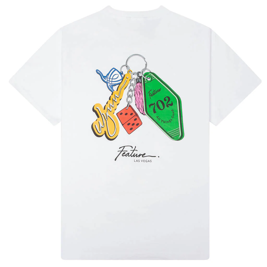 FEATURE x Wynn Keys to the Strip Tee - White - Image 2
