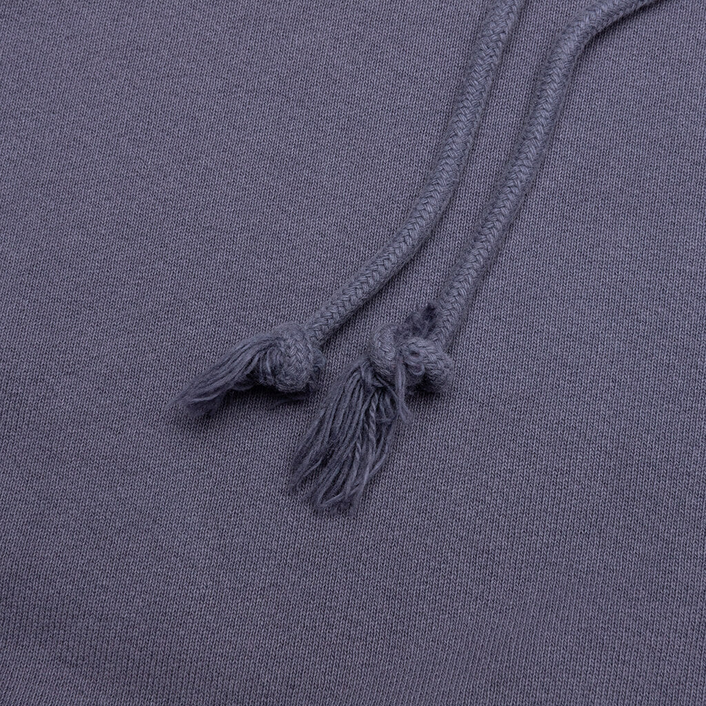 French Logo Vintage Hoodie - Vintage Washed Navy - Image 4