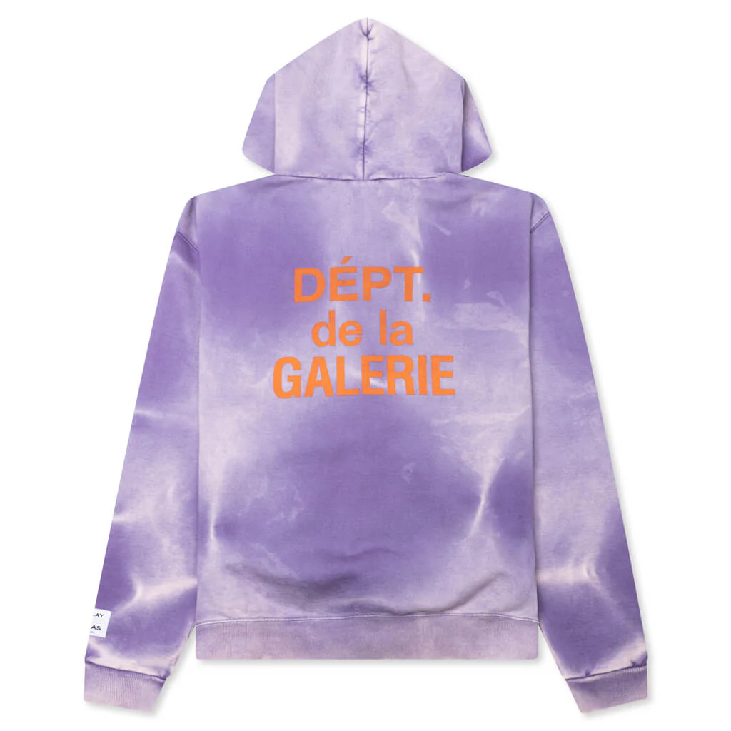 French Zip Hoodie - Purple - Image 2