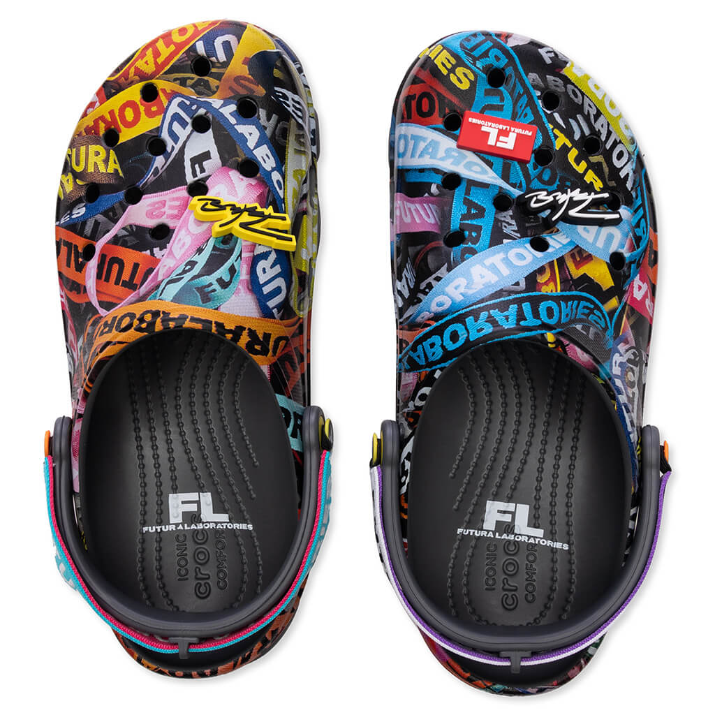 Futura Laboratories x Crocs All Terrain Clog - Slate Grey - Image 4