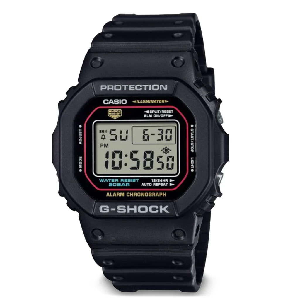 DW5600RL-1 - Black/Red