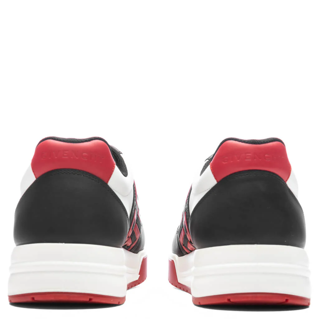 G4 Low-Top Sneakers - Black/White/Red - Image 4