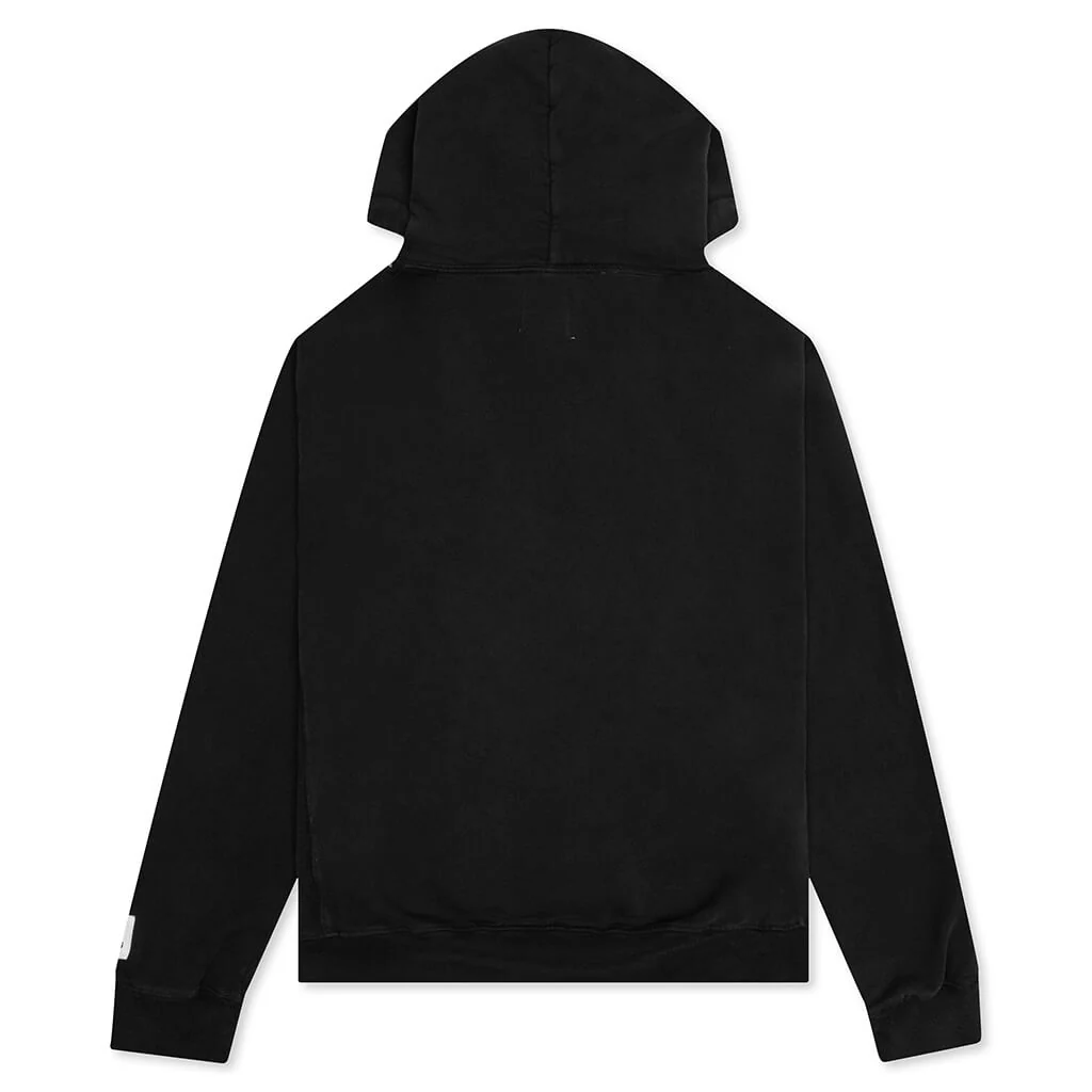 Center Logo Hoodie - Black - Image 2