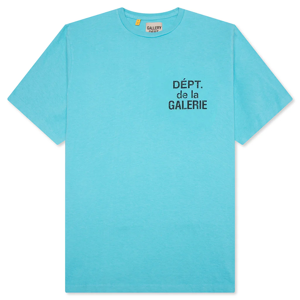 French S/S Tee - Light Teal