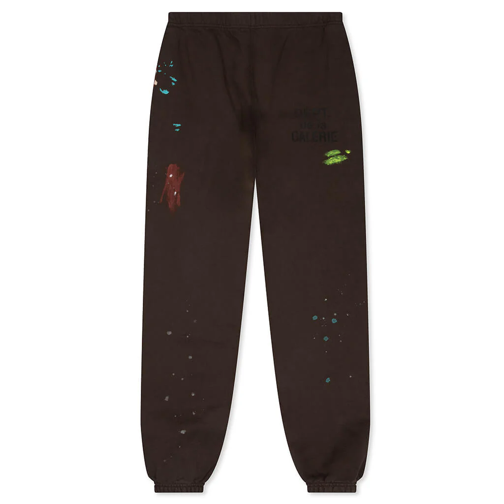 GD French Logo Sweatpants - Sepia