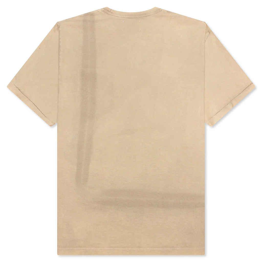 Vintage Logo Painted Tee - Taupe - Image 2