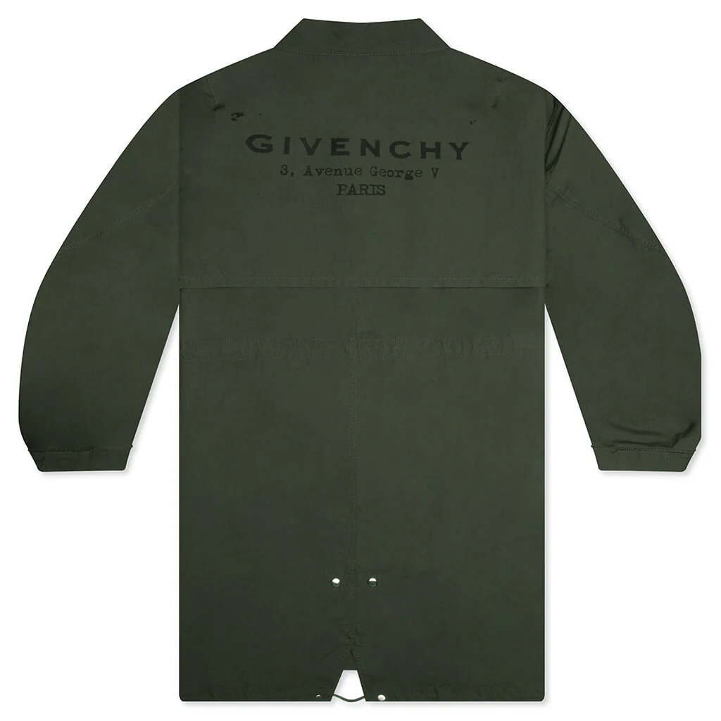 3 Avenue George V Parka - Khaki - Image 2