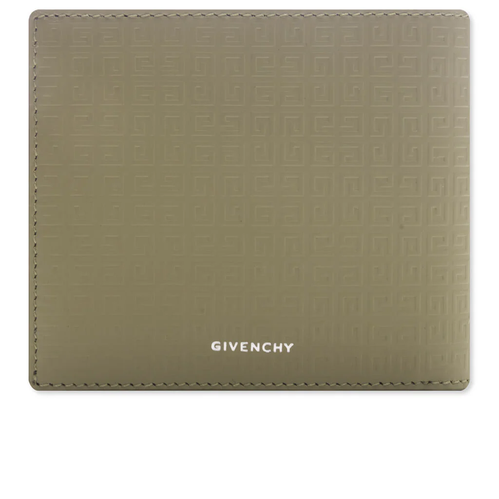 Wallet in 4G Micro Leather - Khaki - Image 2