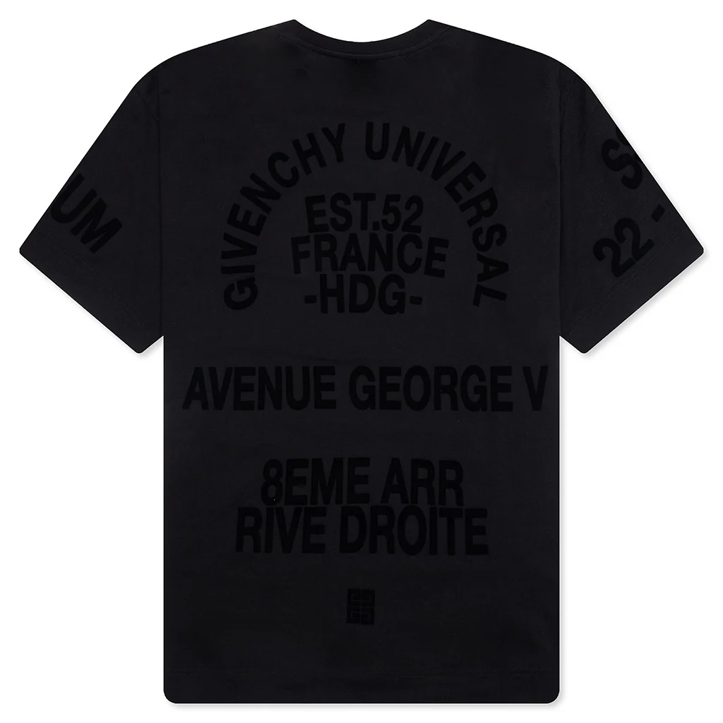 Boxy Fit T-Shirt - Black - Image 2