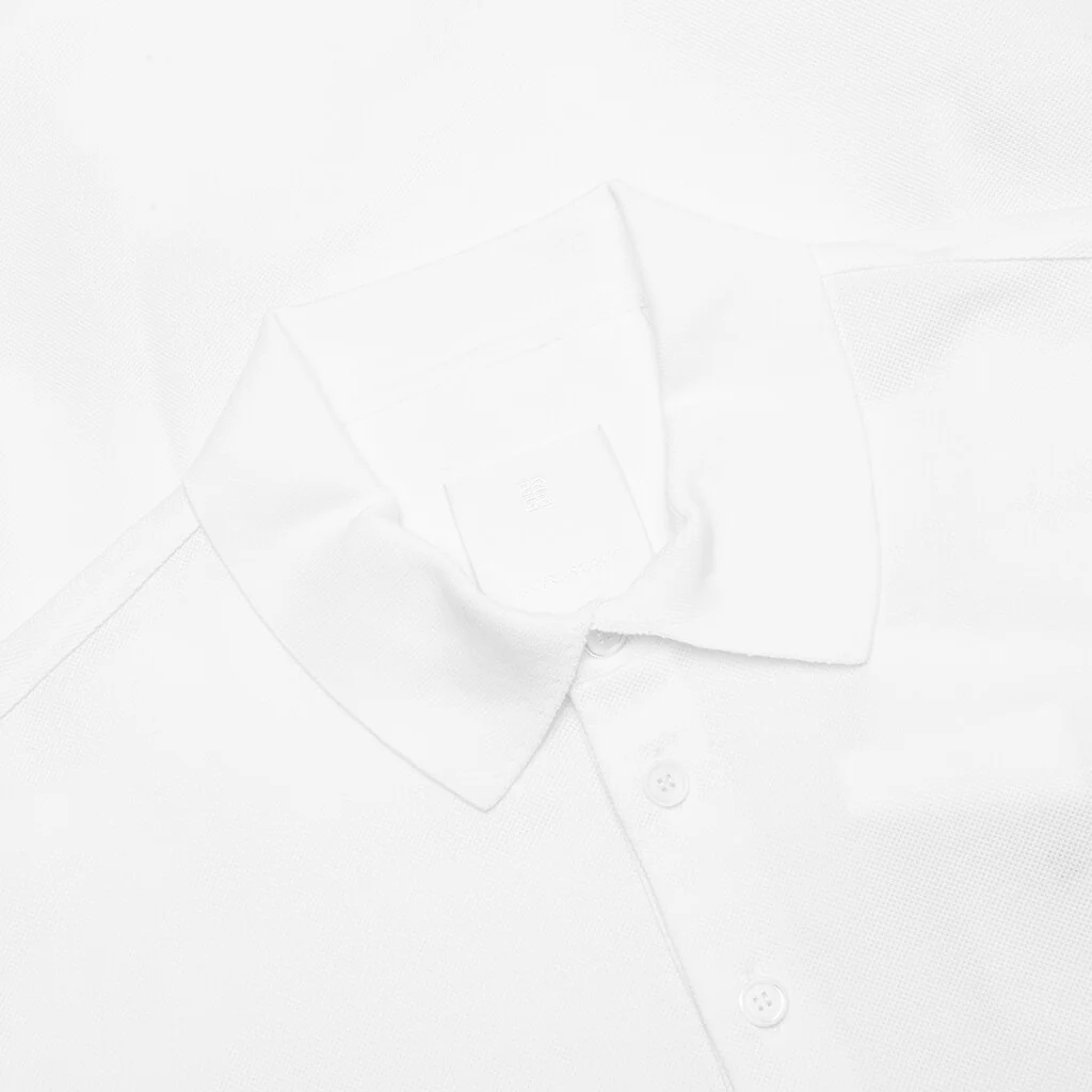 Polo in Cotton With 4G Detail - White - Image 3