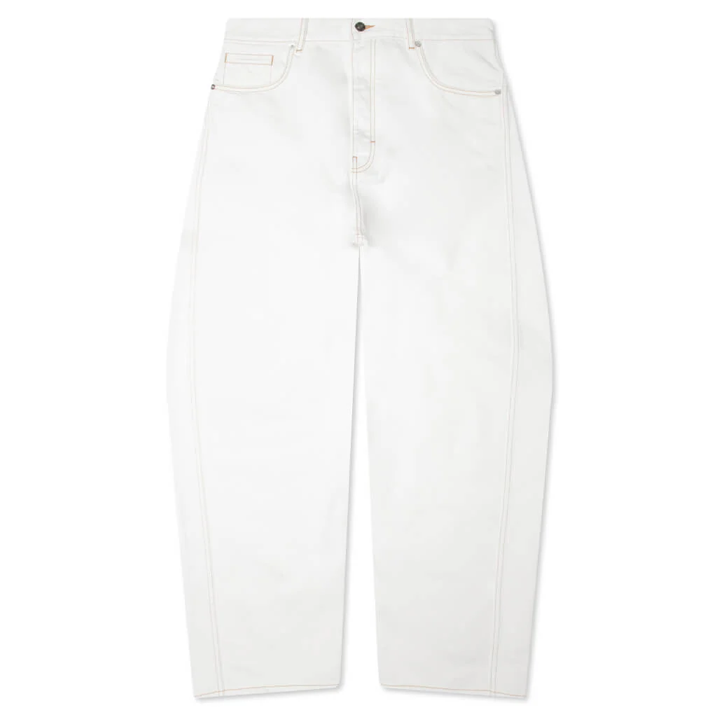 Couture Seam Trousers - White