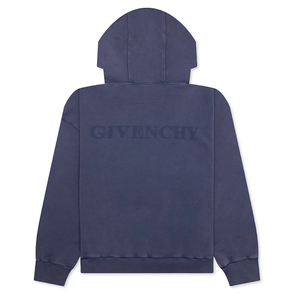 Shadow Oversized Hoodie - Medium Blue - Image 2