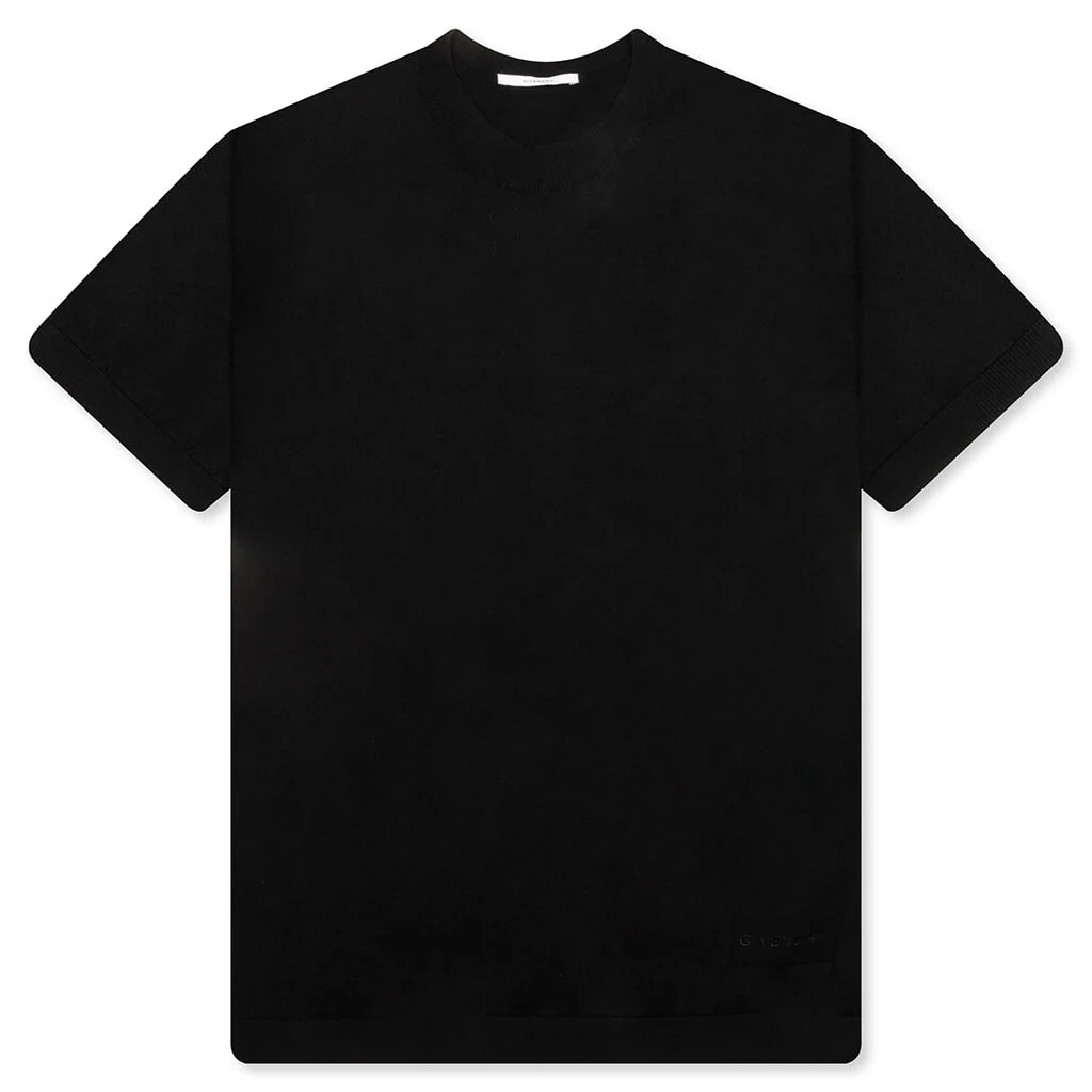 Knit T-Shirt - Black