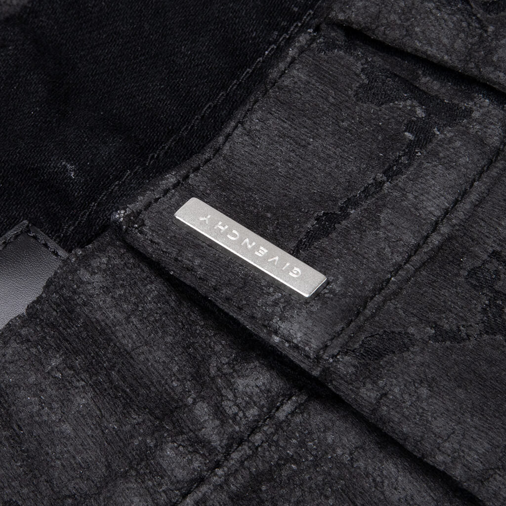 Slim Fit 5 Pocket Trousers - Black - Image 3
