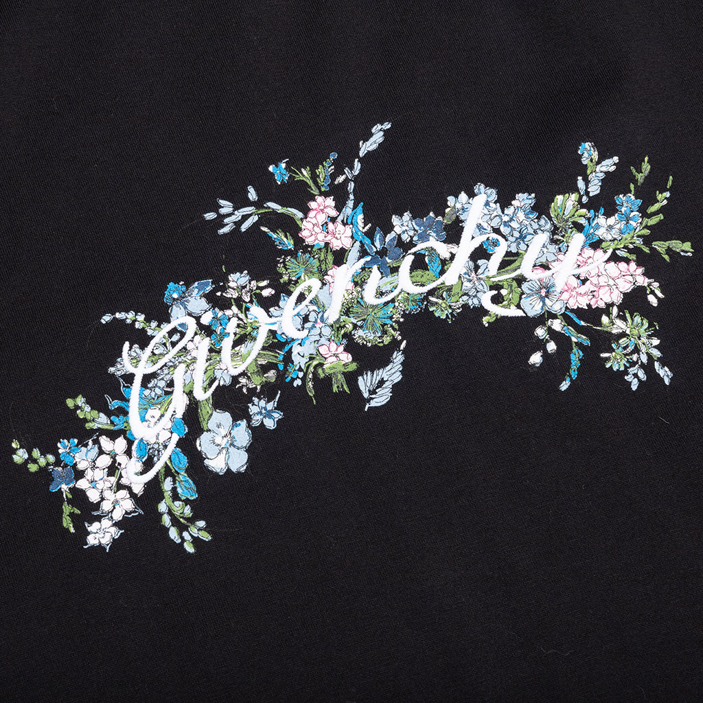Flowers Cotton T-Shirt - Black - Image 3