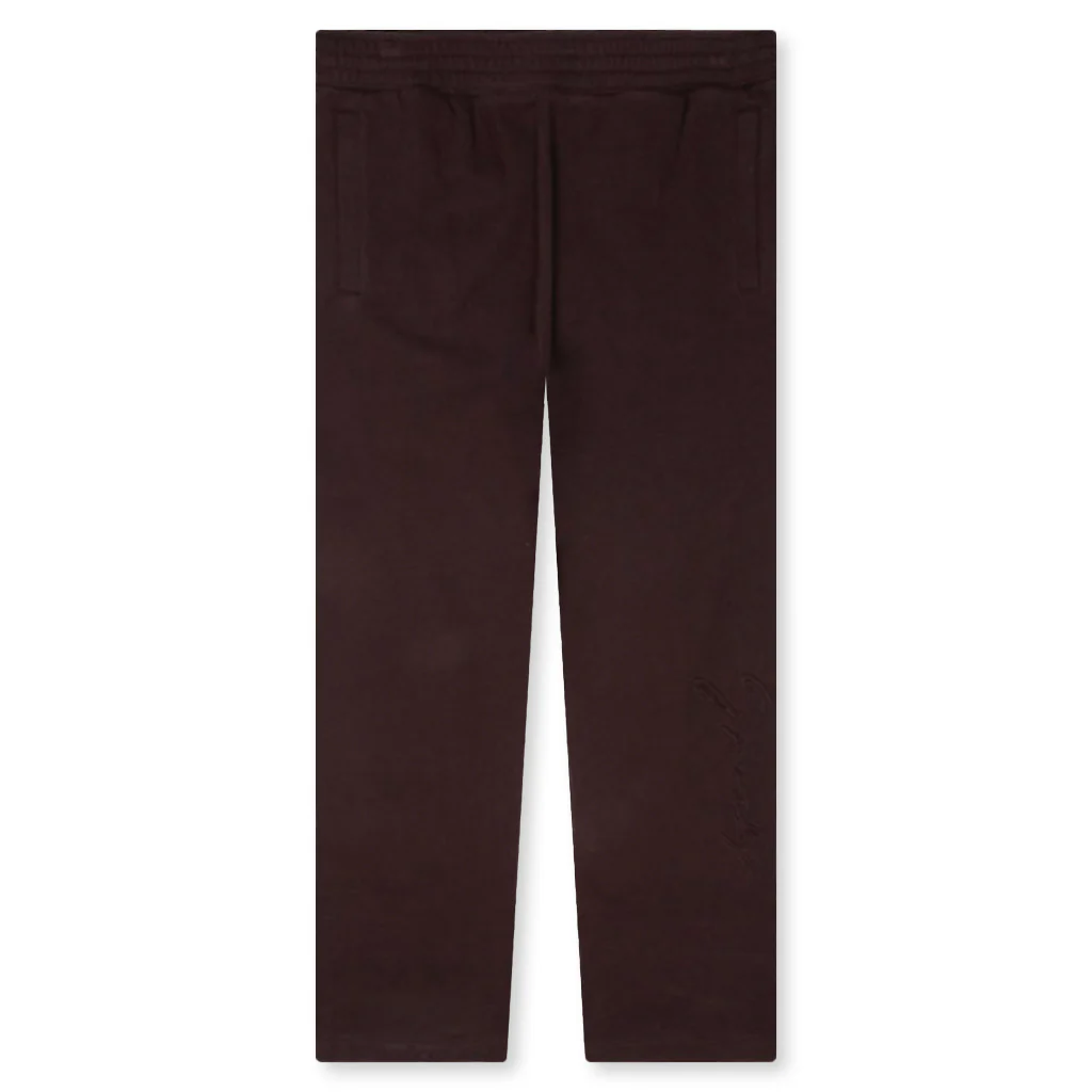 Straight Leg Formal Jogger - Burgundy