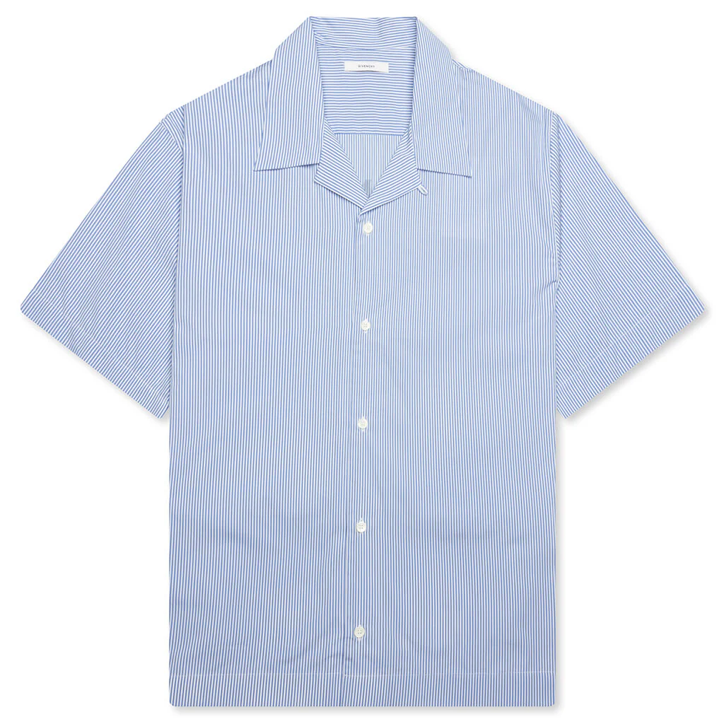 Striped Shirt - White/Light Blue
