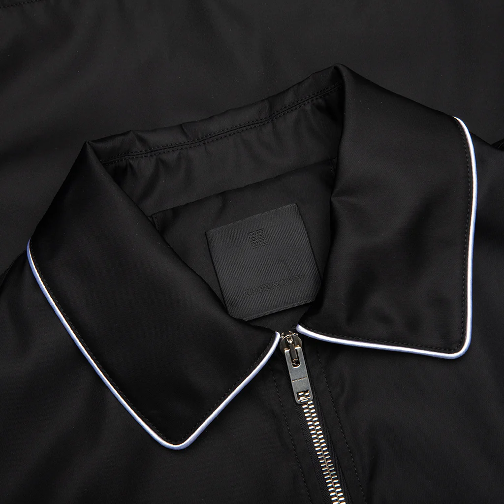 Zipped Jacket with Chandelier and Snake Embroideries - Black - Image 3