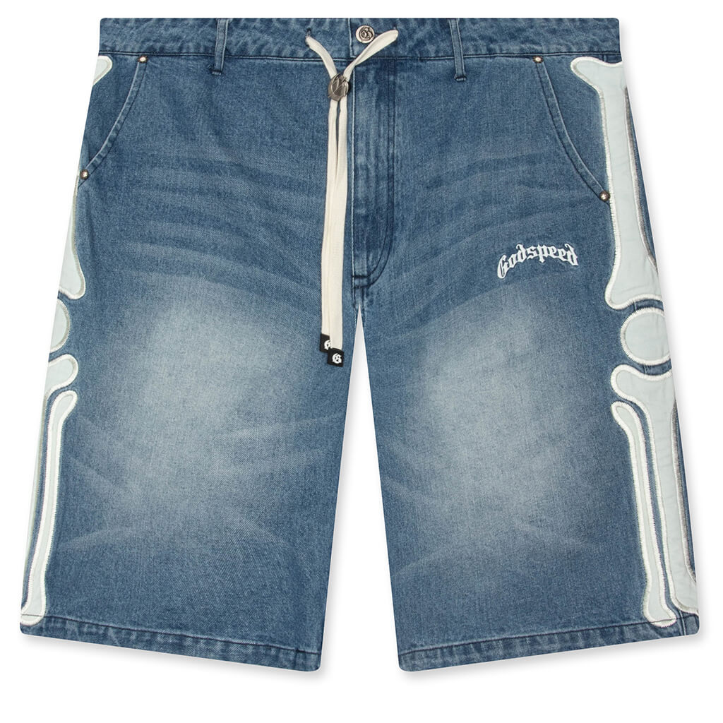 Femur Denim Shorts - Blue