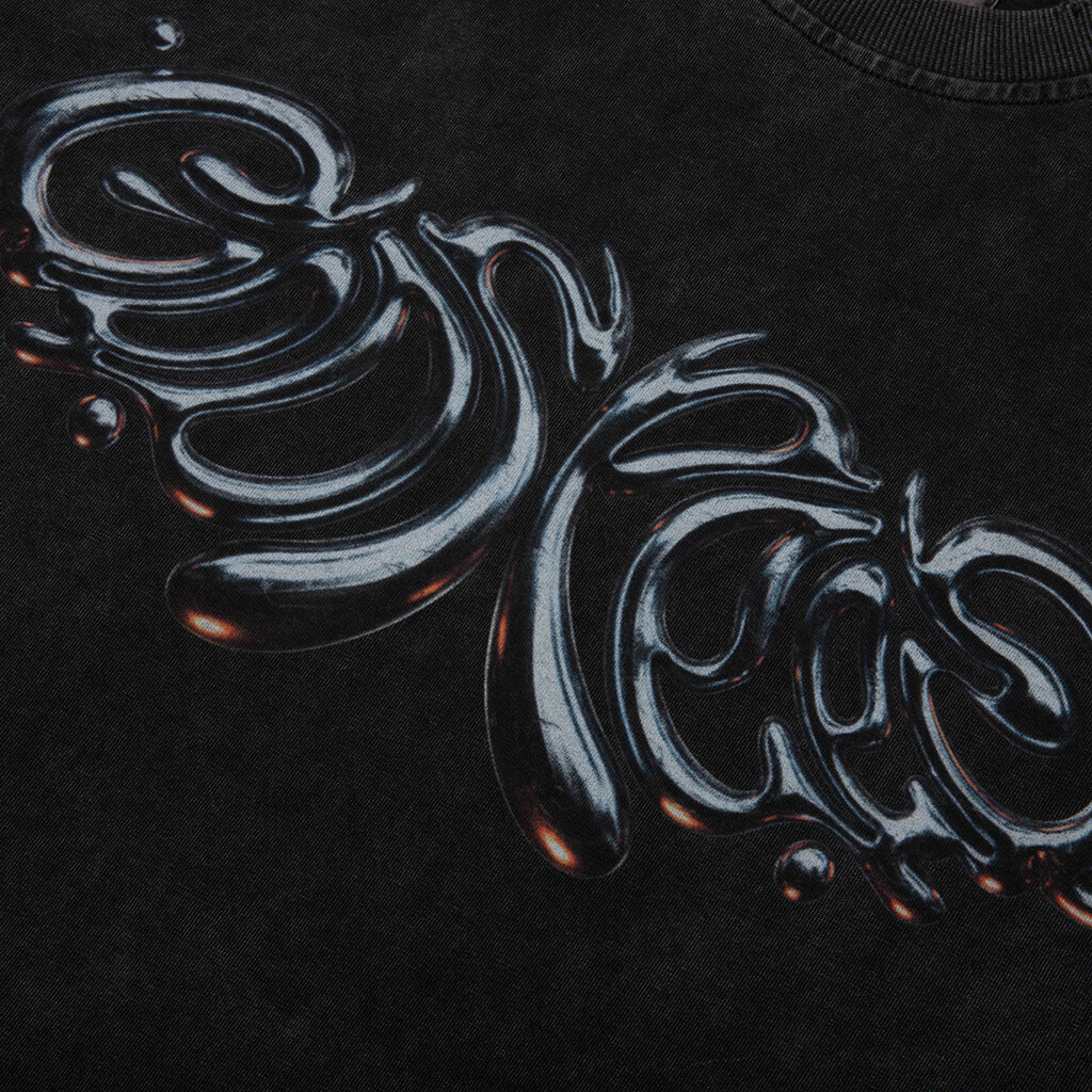 Mercury Logo T-Shirt - Black Wash - Image 3