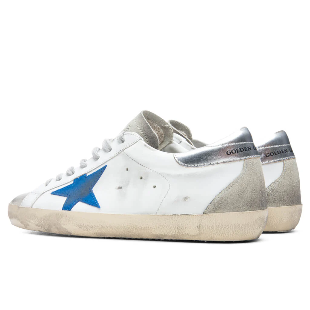 Super-Star Sneakers - White/Electric Blue/Ice - Image 3