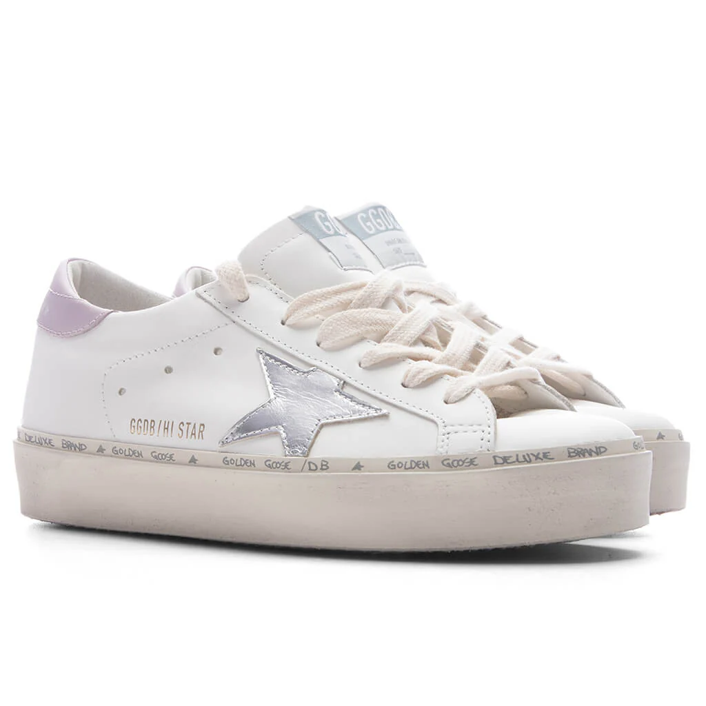 Women's Hi Star - White/Silver/Lilac - Image 2