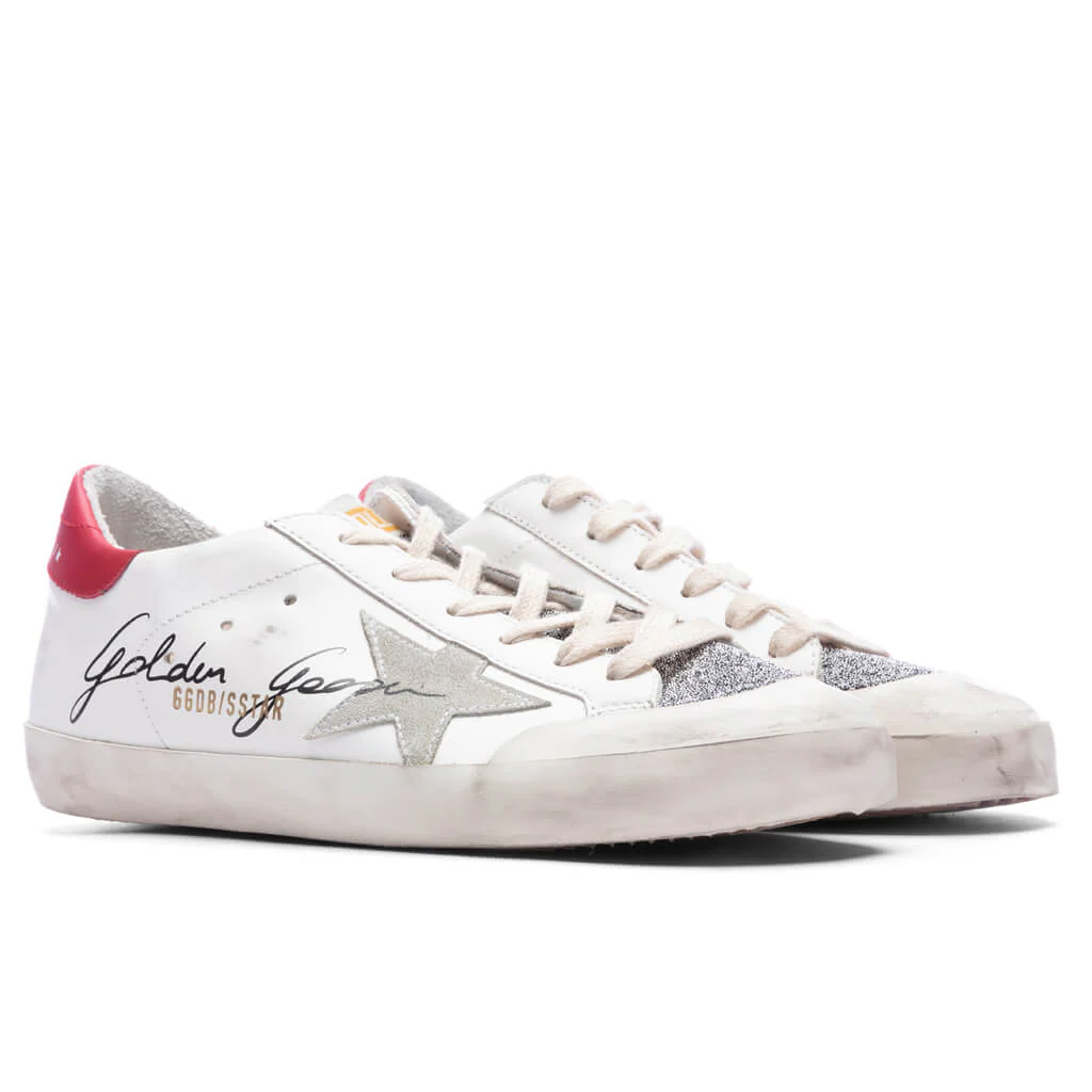 Women's Super-Star Penstar - White/Silver/Red - Image 2