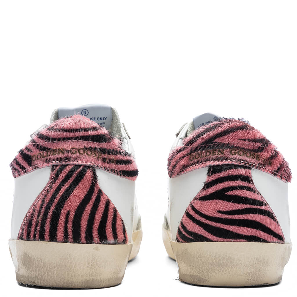 Women's Super-Star Sneakers - White/Taupe/Pink Black - Image 4