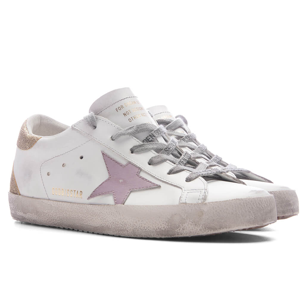 Women's Super-Star - White/Lilac/Platinum - Image 2