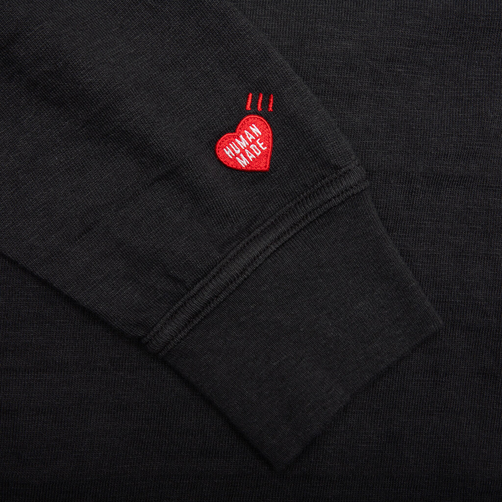 Graphic L/S T-Shirt #7 - Black - Image 5