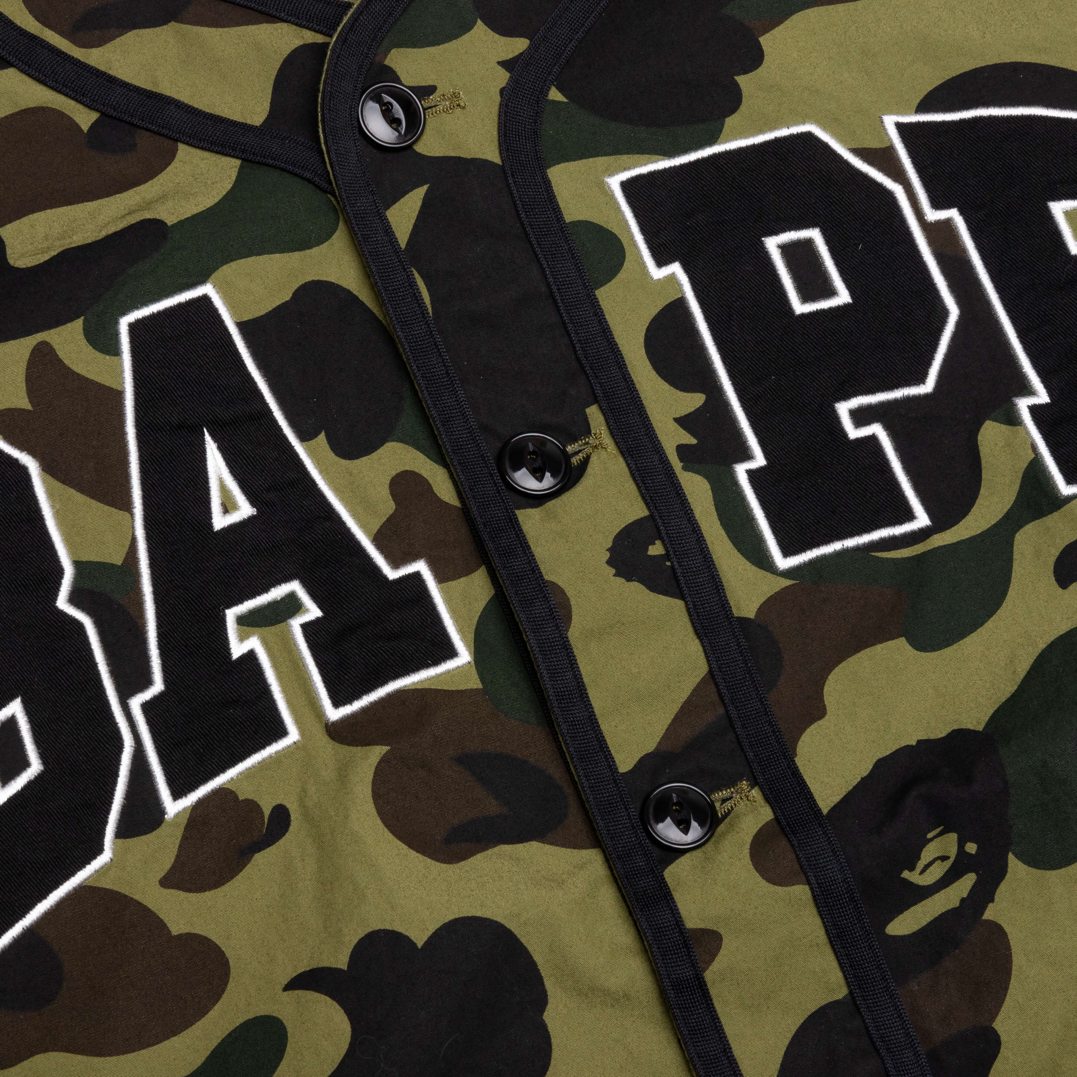 1st Camo Baseball Shirt - Green - Image 3