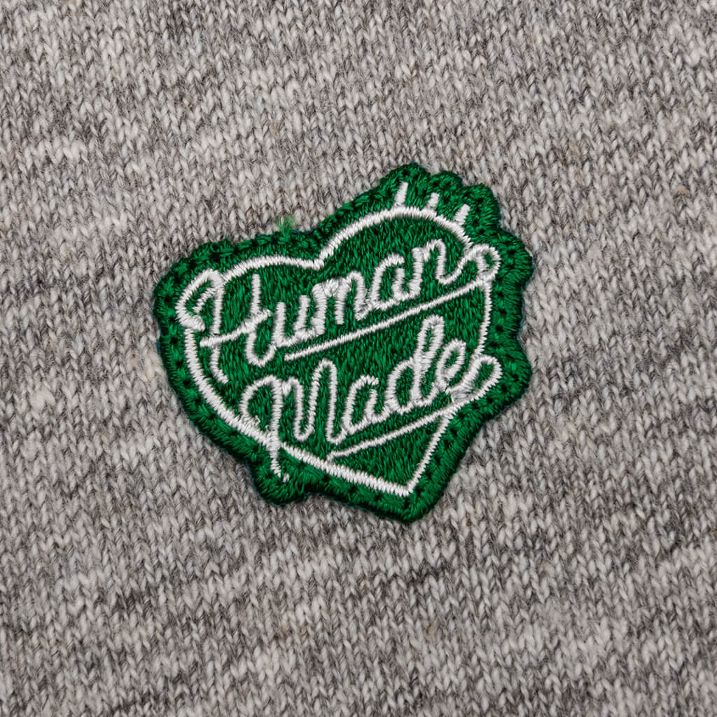 Heart Badge T-Shirt - Grey - Image 3