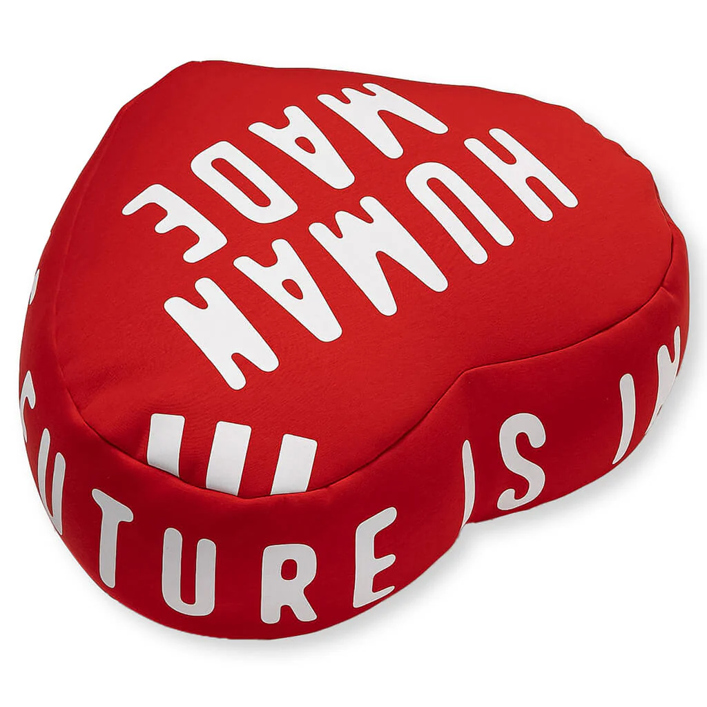 Heart Beads Cushion - Red - Image 3