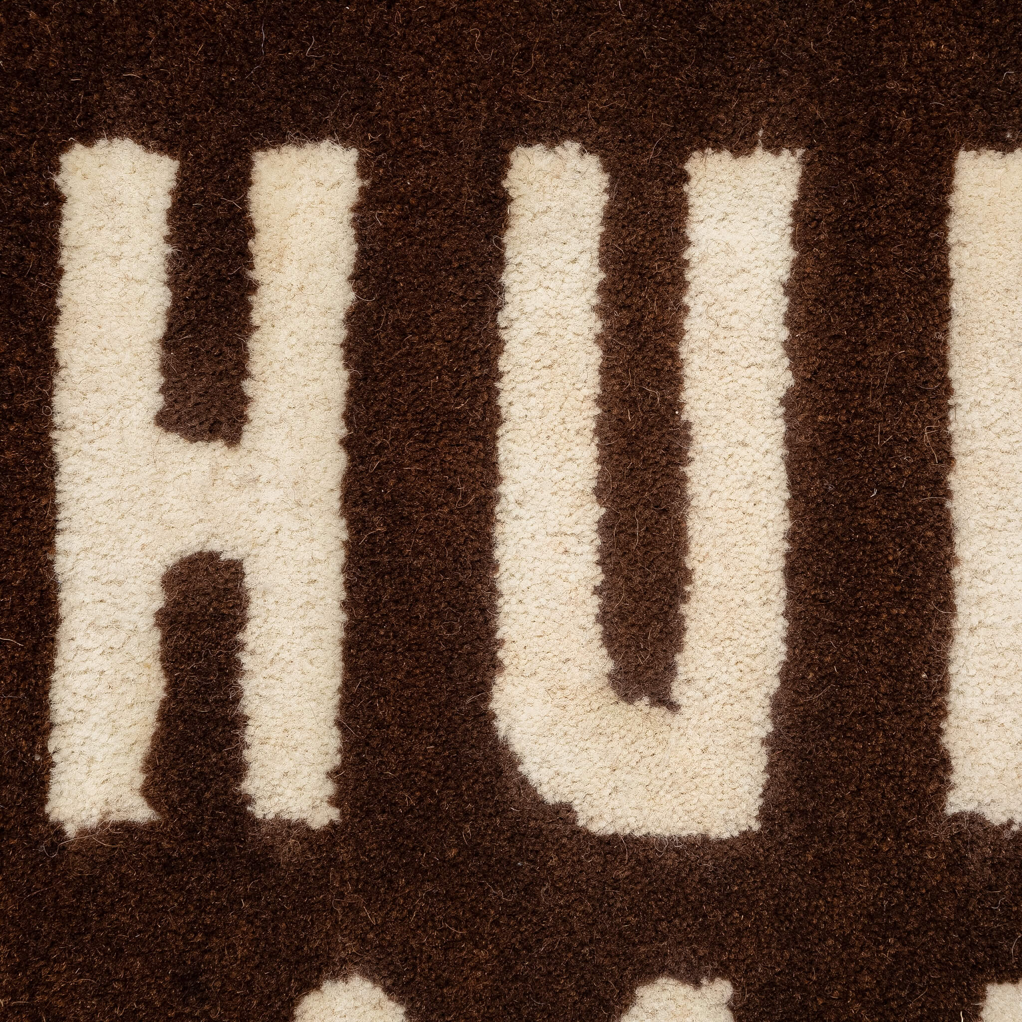 Heart Rug Medium - Brown - Image 3