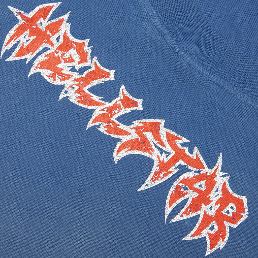 Metal Logo Tee - Blue - Image 3