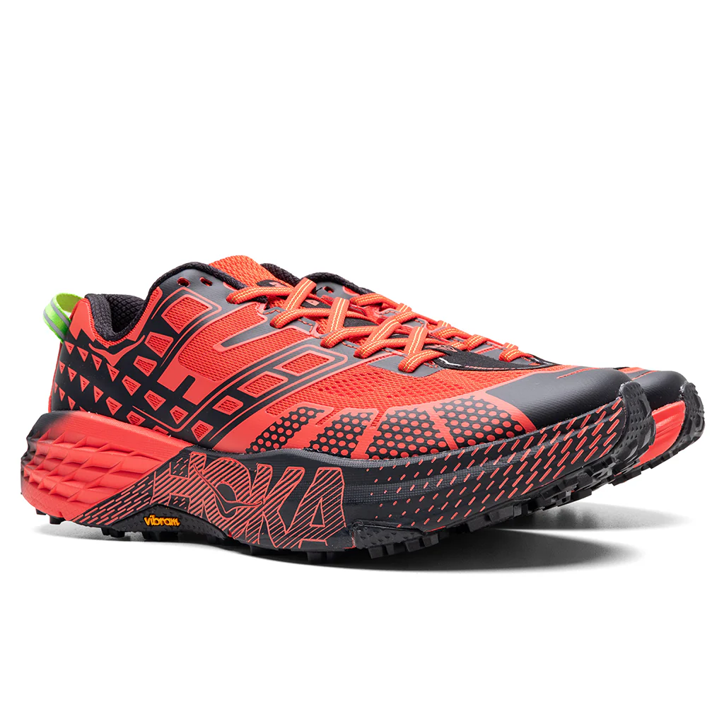 Speedgoat 2 - Tomato/Electric Green - Image 2