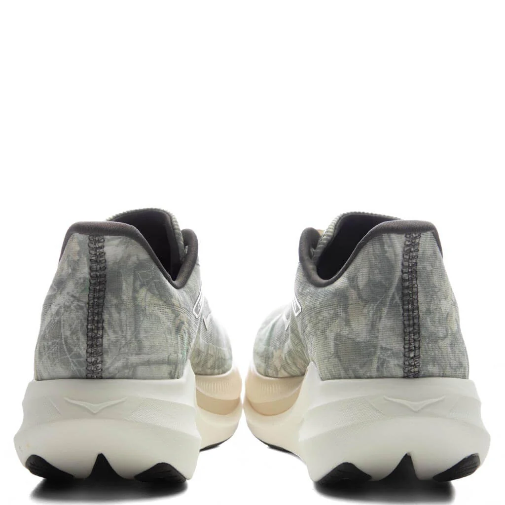 Hoka x John Elliott Rocket X 3 - Spray Green/Antique White - Image 4