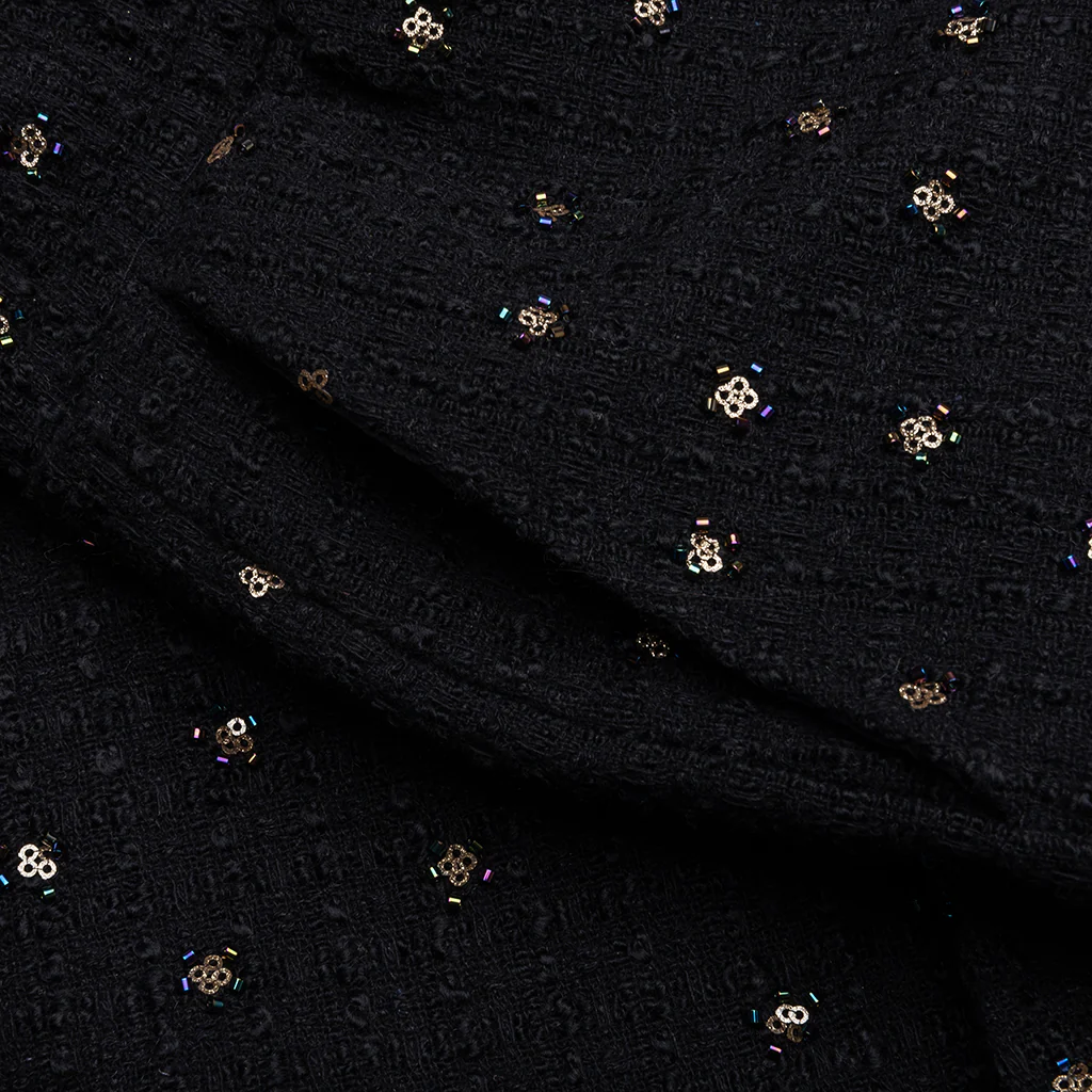 Beaded Shorts - Black - Image 3