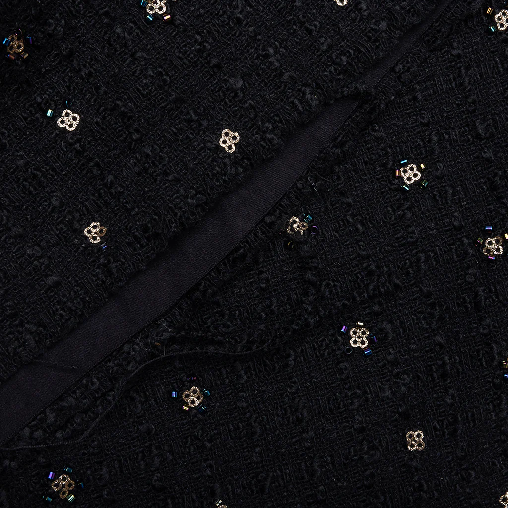 Beaded Shorts - Black - Image 4