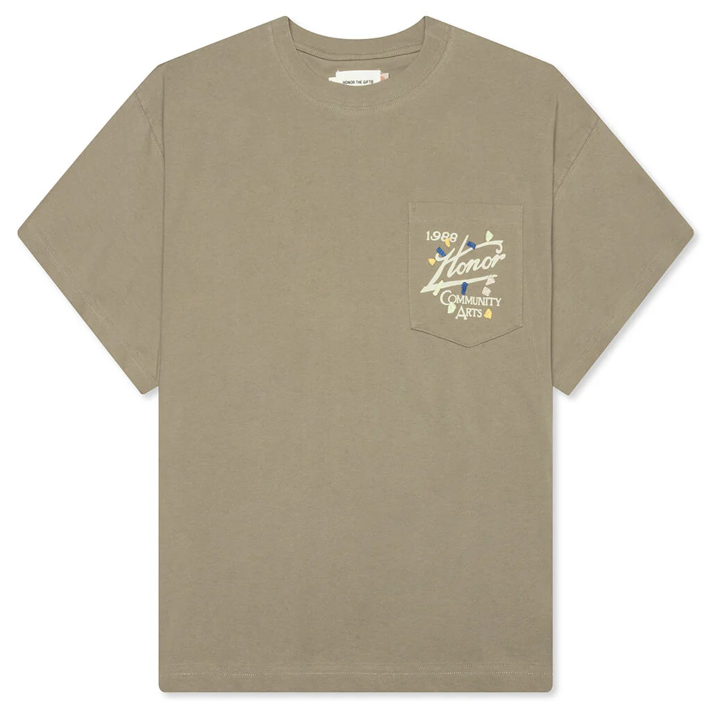 Community Arts Tee - Pebble