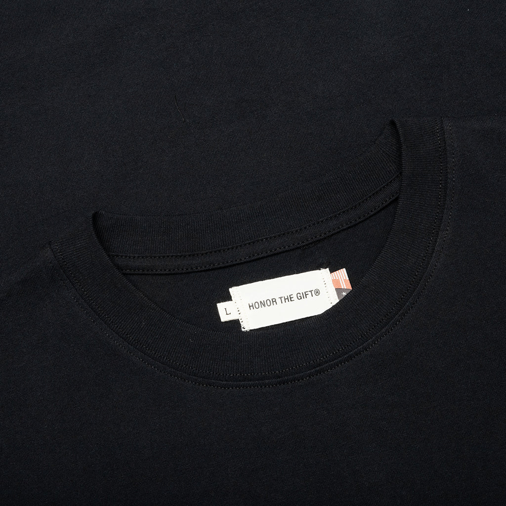 Honor Globe Logo Tee - Black - Image 3
