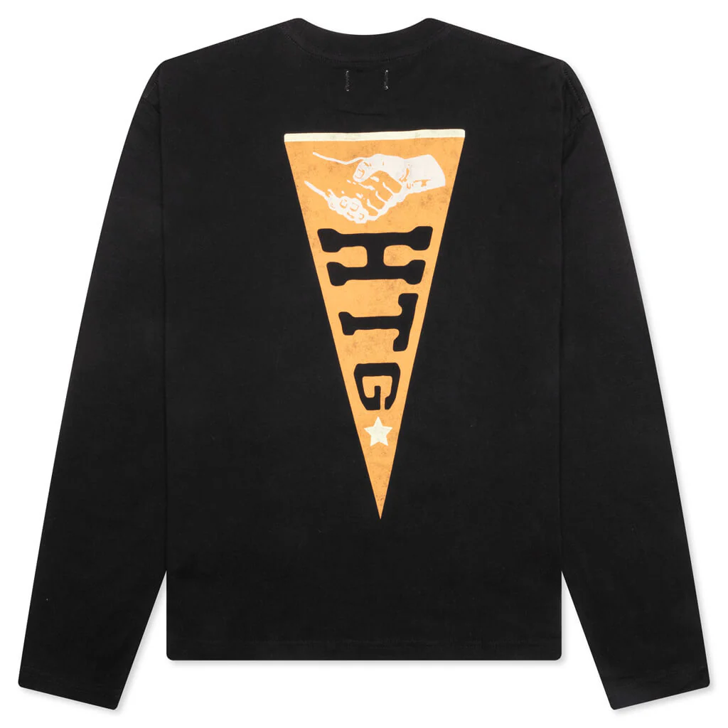 HTG Seal Logo L/S Tee - Black - Image 2