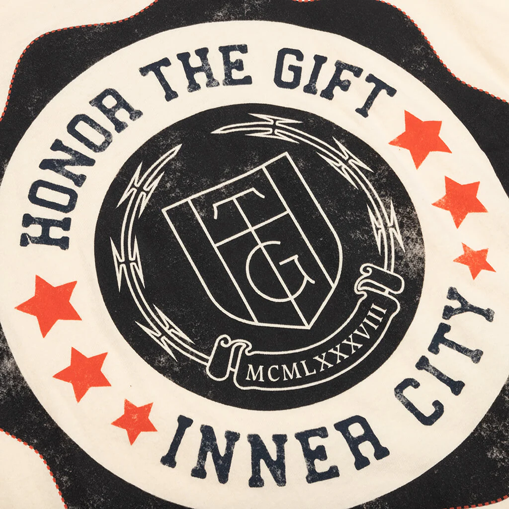 HTG Seal Logo L/S Tee - Bone - Image 3