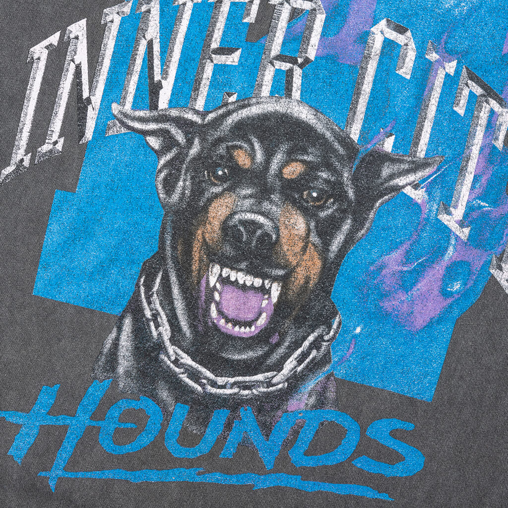 Inner City Hounds T-Shirt - Black - Image 3