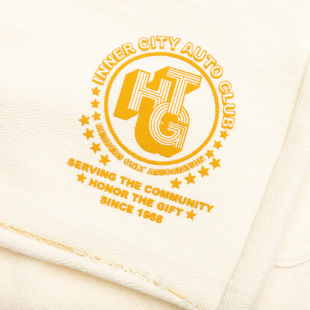 Race Herringbone Short - White - Image 3