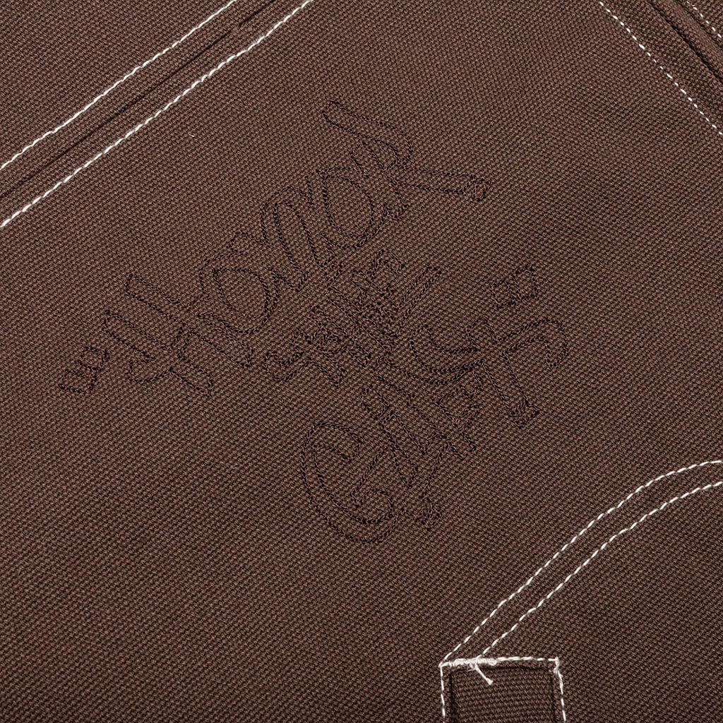 Script Carpenter Jacket - Brown - Image 4