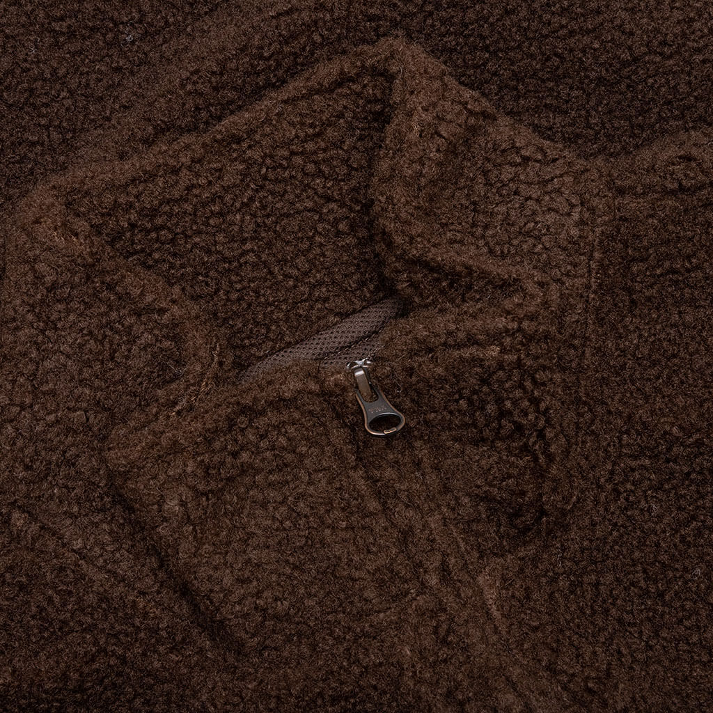 Script Sherpa Pullover - Brown - Image 3