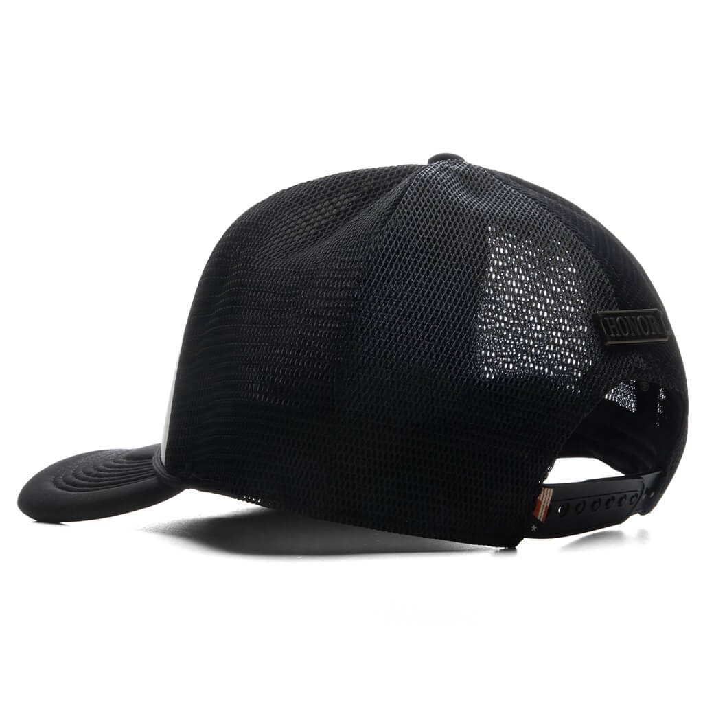 Speak Trucker Cap - Black - Image 3
