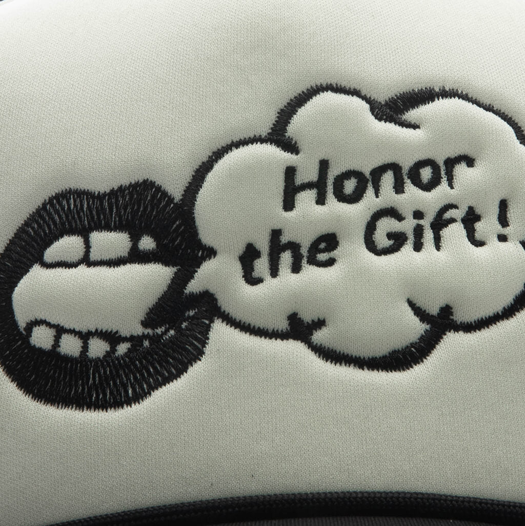 Speak Trucker Cap - Black - Image 4