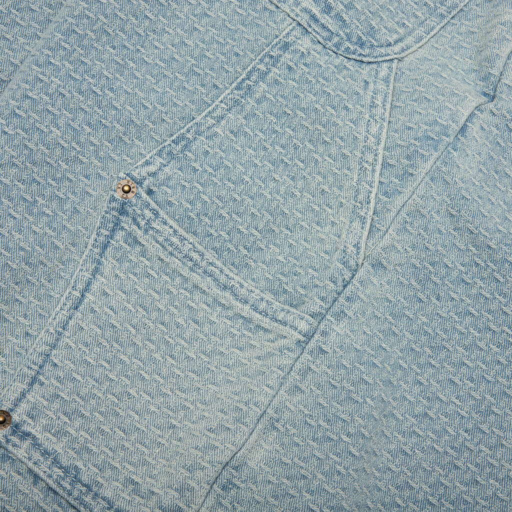 Vintage Indigo Novelty 11" Shorts - Light Indigo - Image 3